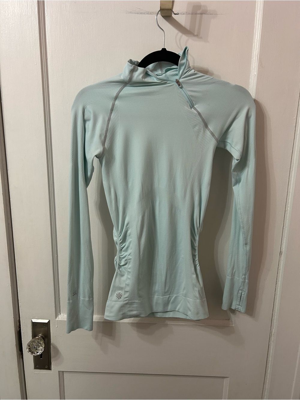 Athleta Mint Green Long-Sleeve Performance Top